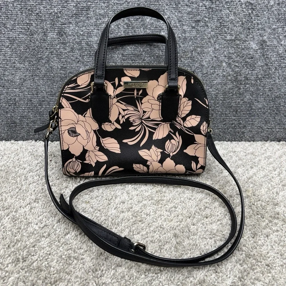KATE SPADE Mini Reiley Laurel Way Gardenia Satchel Crossbody Bag purse